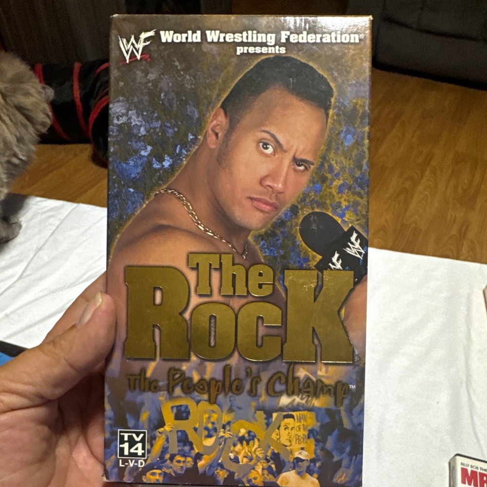 WWF Home Video The Rock The Peoples Champ VHS 2000 TV-14 NTSC Wrestling